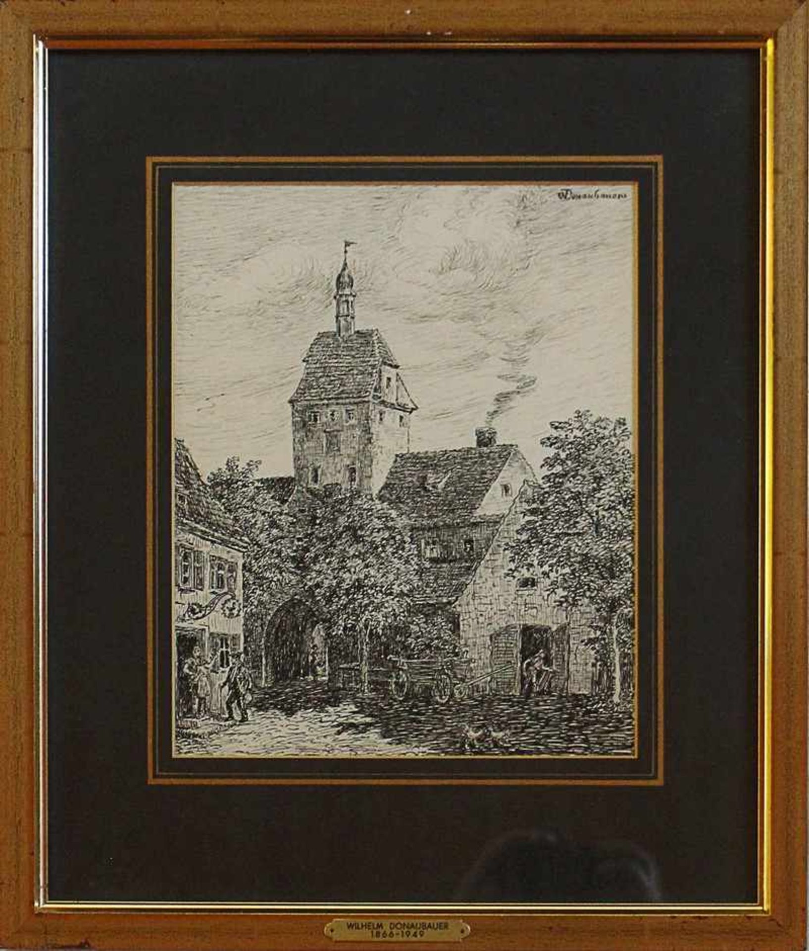 Donaubauer, Wilhelm1866 Ingoldstadt - 1949 Fürstenfeldbruck, rs. bez. "Vilseck in der Oberpfalz",