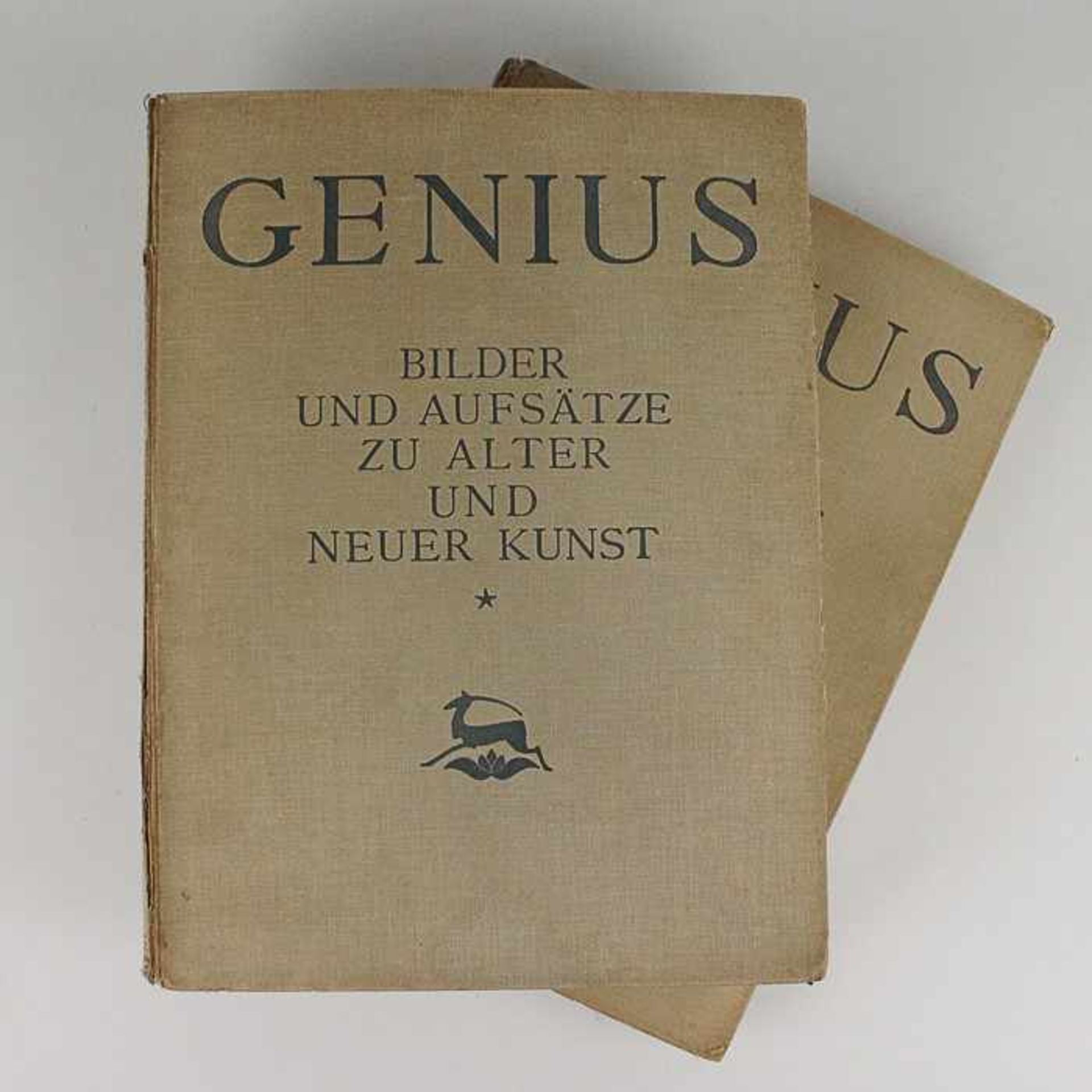 Heise, Carl Georg/Mardersteig, Hans"Genius - Bilder und Aufsätze zu alter und neuer Kunst", 2