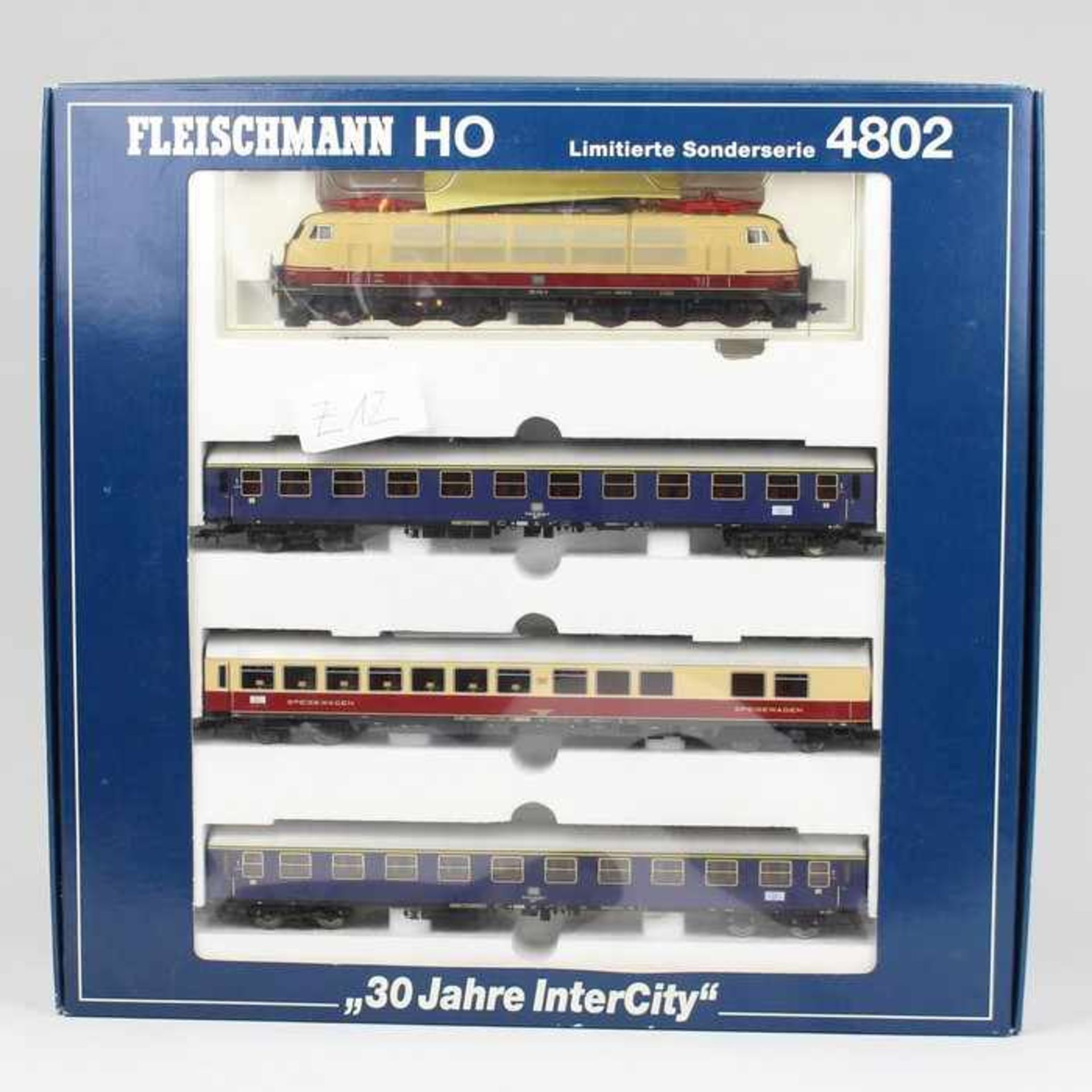 Fleischmann - EisenbahnZugpackung, 4802, limit. Sonder-Edition "30 Jahre InterCity", E-Lok BR103