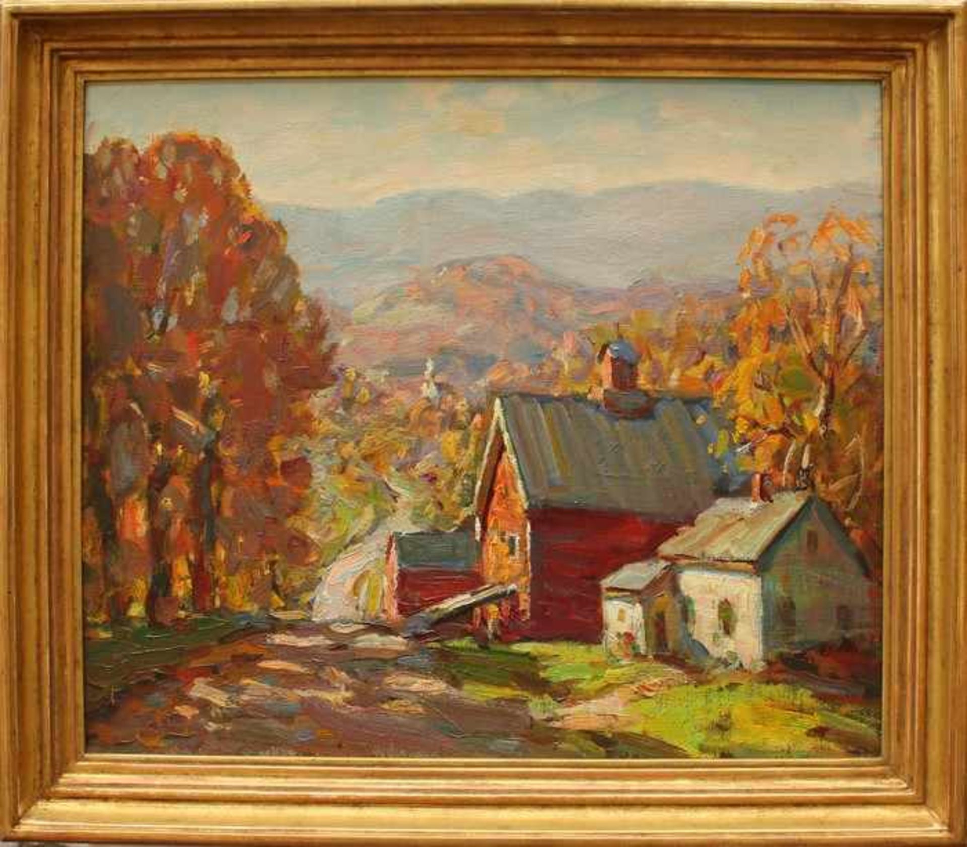 Curtin, Thomas1899 Pittsfield MA-1977 ebd., amerikanischer Impressionist, Studium an der Vesper