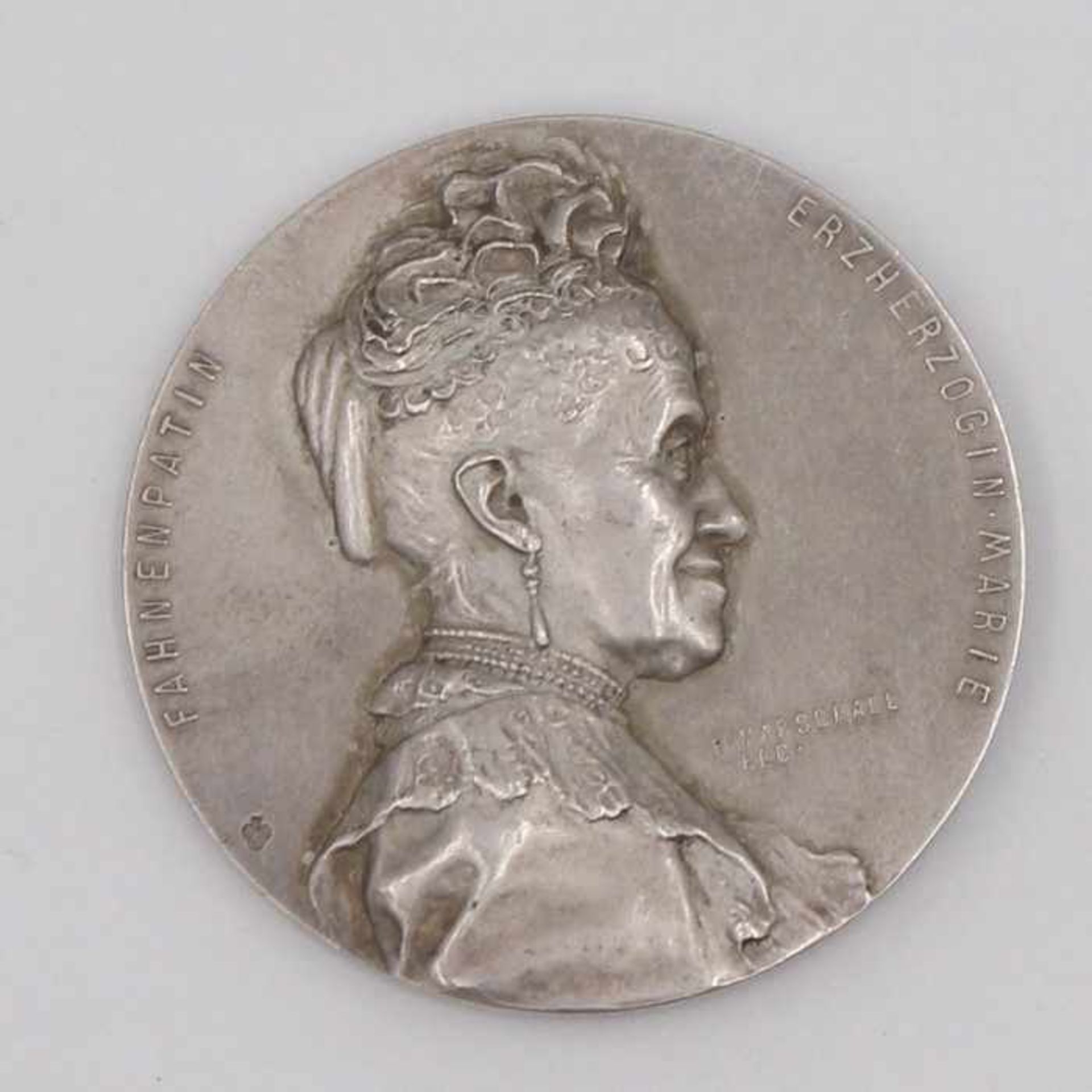Medaille ÖsterreichSchützenmedaille in Silber,1902, Bannerweihe und Festschiessen der