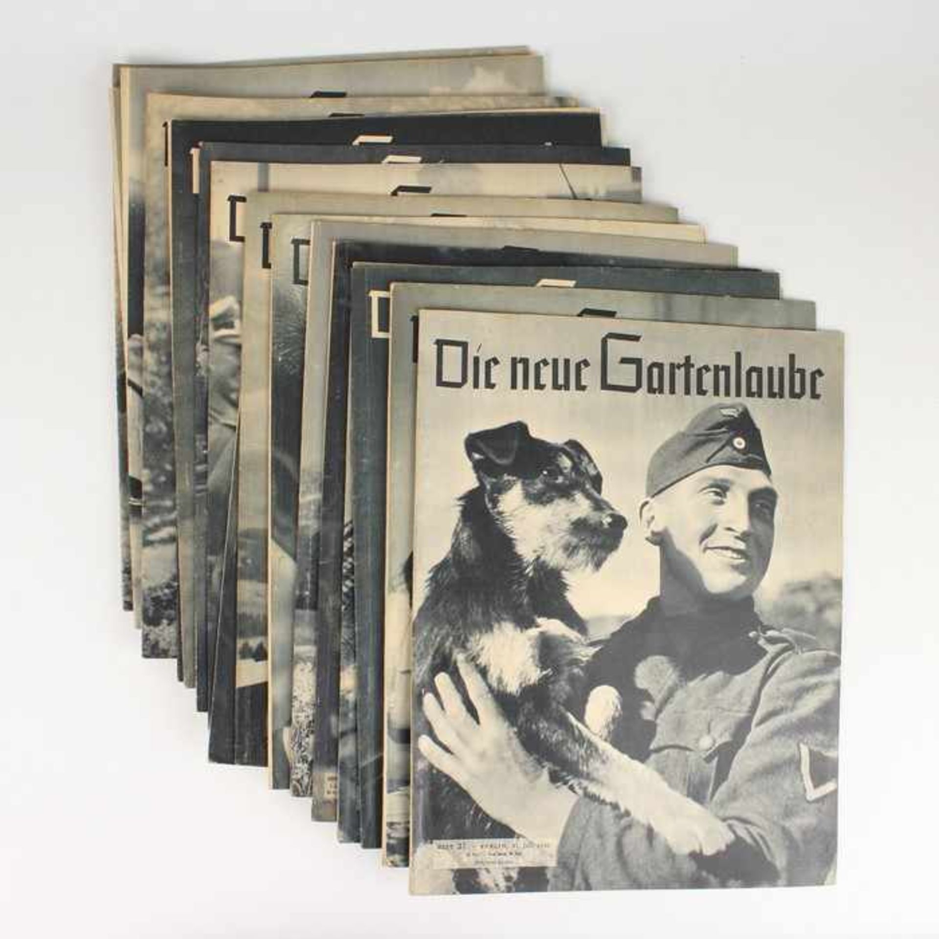 Zeitschriften - 3.Reich20 St., "Die neue Gartenlaube", s./w. illustr., versch. Ausgaben v. 1940-