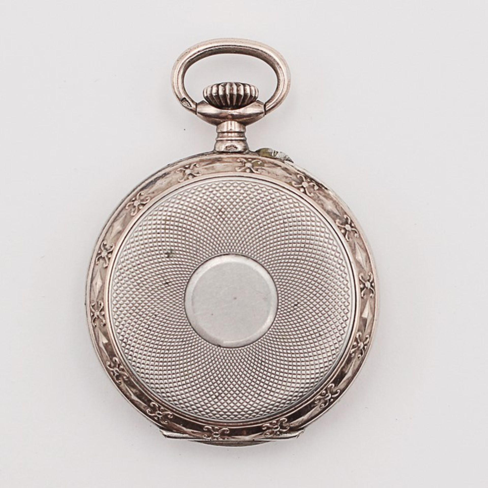 Damentaschenuhr - Union Horlogereum 1900, Si 800, Lepine-Gehäuse, weißes Emailzifferblatt, arab. - Bild 2 aus 2