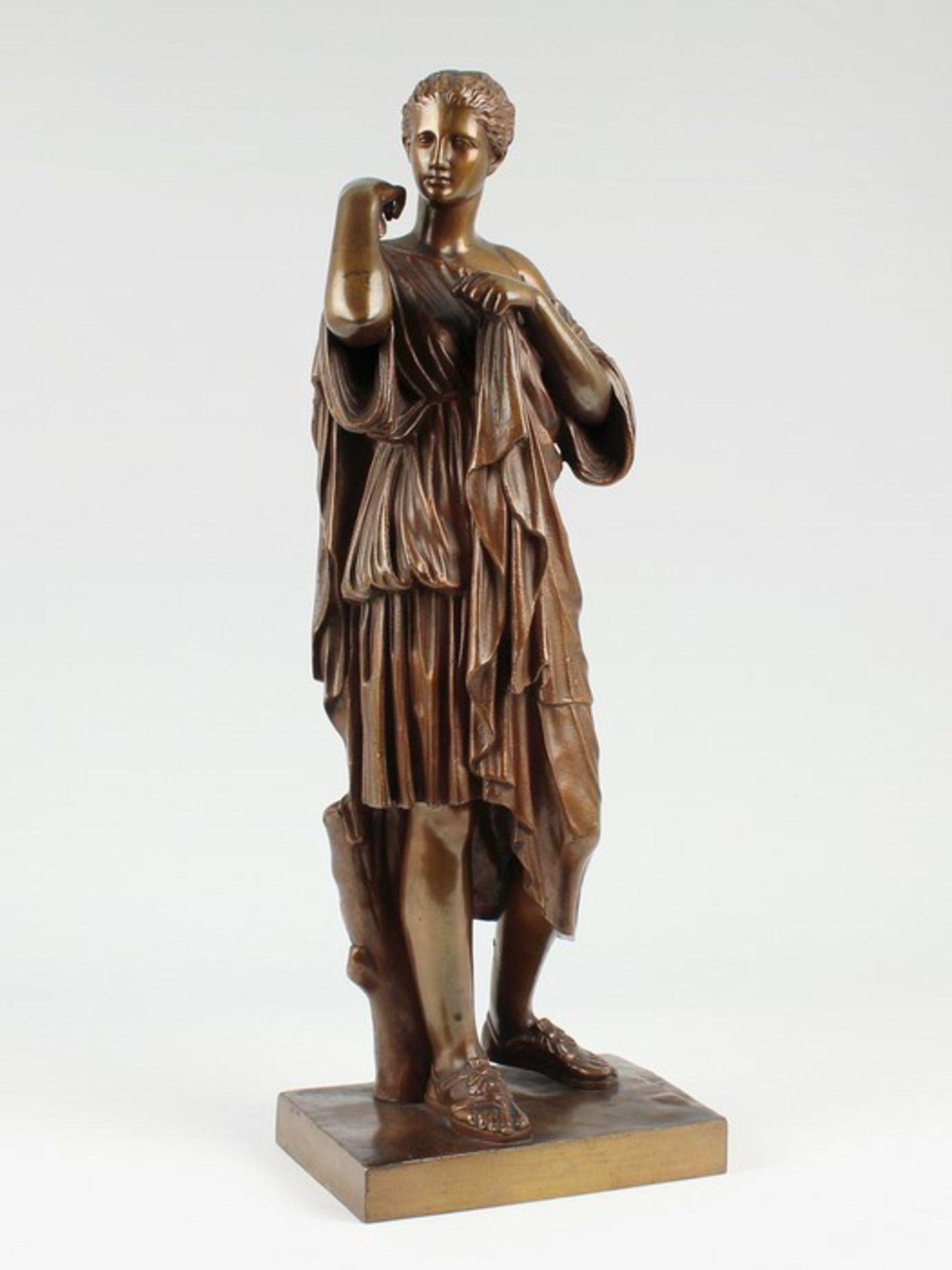 Unsigniertwohl Barbedienne, Ferdinand 1810-1892, fr. Bildhauer, Bronze, patiniert, vollplastische