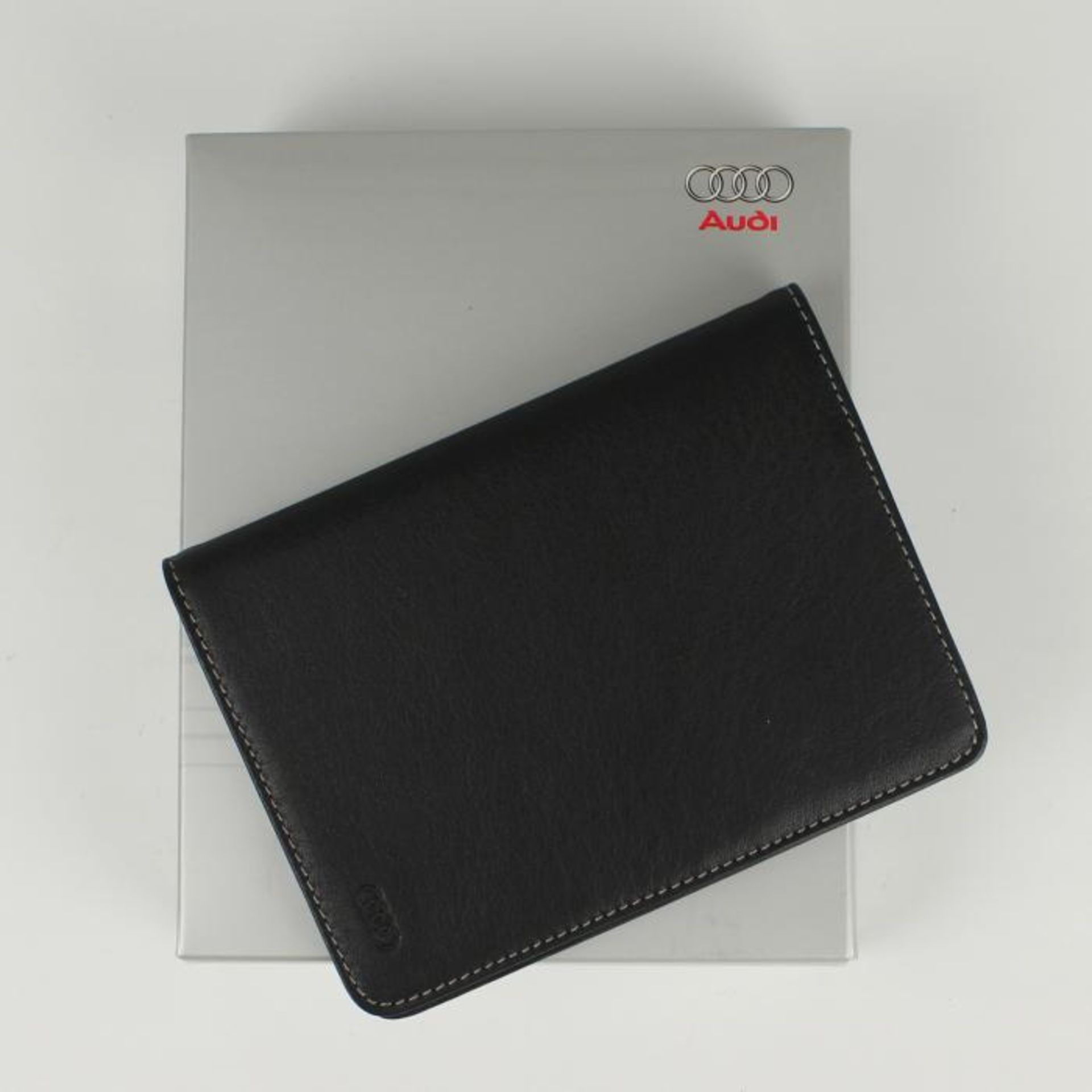 Audi - DokumentenhülleAudi collection, Leder schwarz, Etui für Fahrzeugpapiere, mit Staubbeutel, OK,