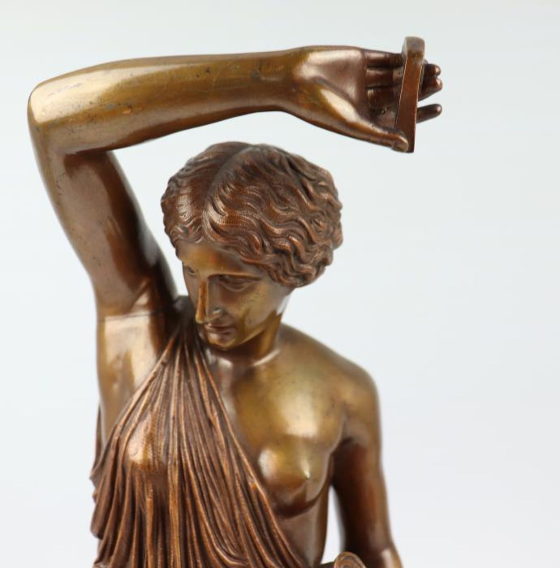 Unsigniertwohl Barbedienne, Ferdinand 1810-1892, fr. Bildhauer, Bronze, patiniert, vollplastische - Bild 5 aus 5