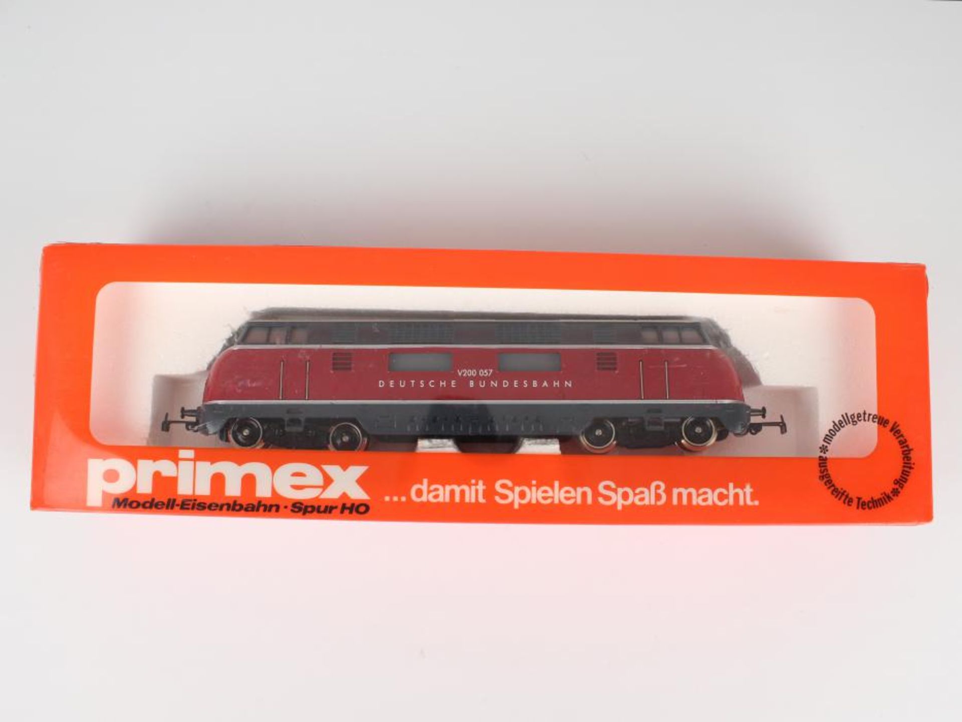 Märklin - EisenbahnPrimex 3009, H0, Diesellok, V 200 057 DB, rot-schwarz, OK, unbesp.