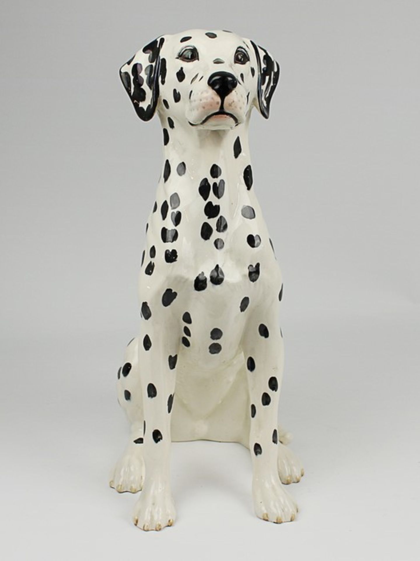 Beswick - FigurEngland, Prägemarke, Nr. 2271, Steingut, vollplast., Figur einer sitzenden - Image 2 of 4