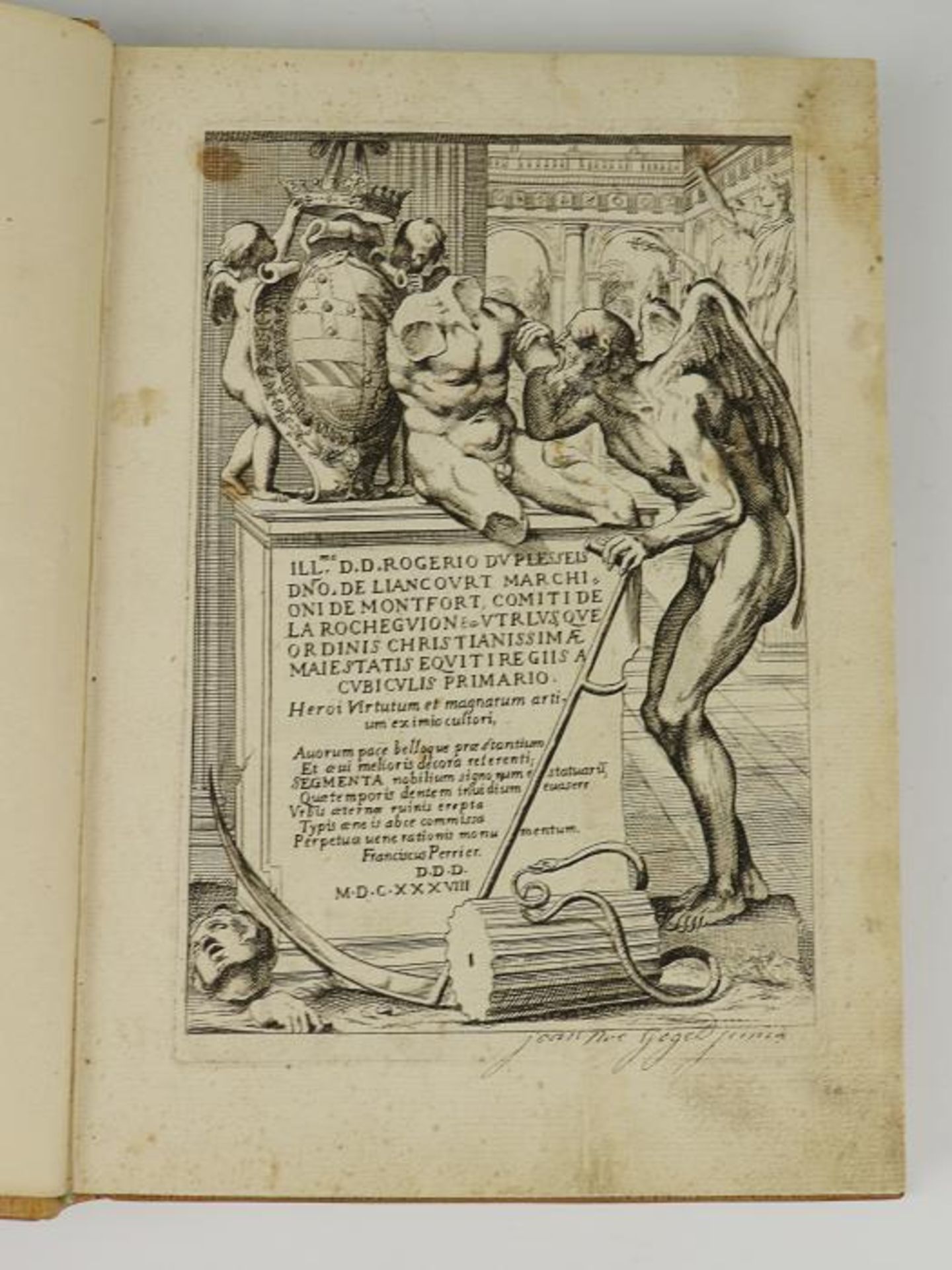 Perrier Burgund, François"Illmo. D. D. Rogerio Dv Plesseis ... Segmenta nobilium signorum e[t] - Bild 2 aus 4