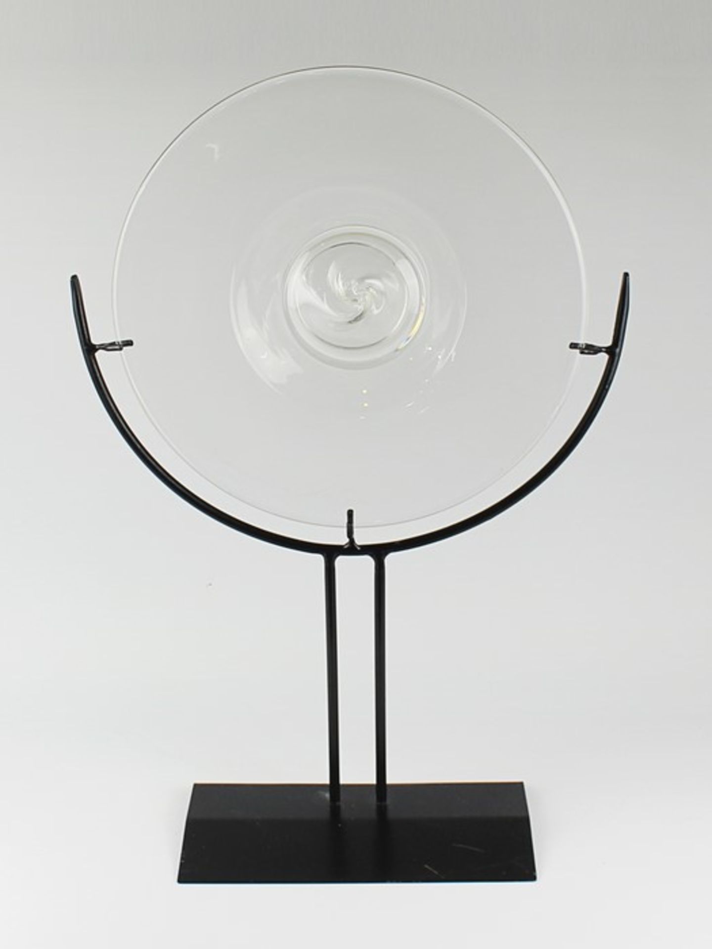 Rosenthal - Jahresteller1975, Rosenthal - 'Jahresteller in Glas', Entw.: Günther Uecker (geb. 1930
