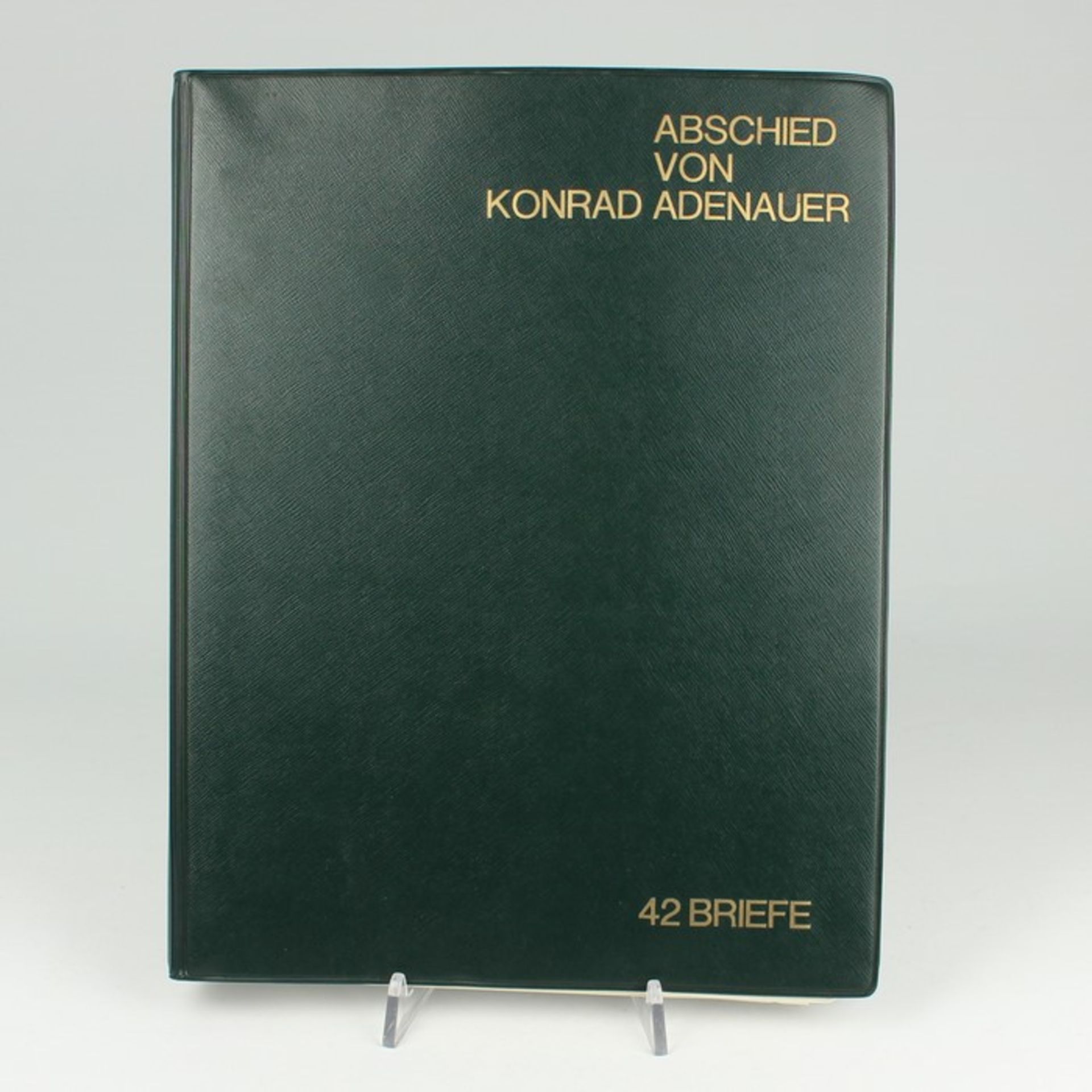 Dokumente - Konrad Adenauer"Abschied von Konrad Adenauer", ca. 42 gesammelte Briefe/Manuskripte