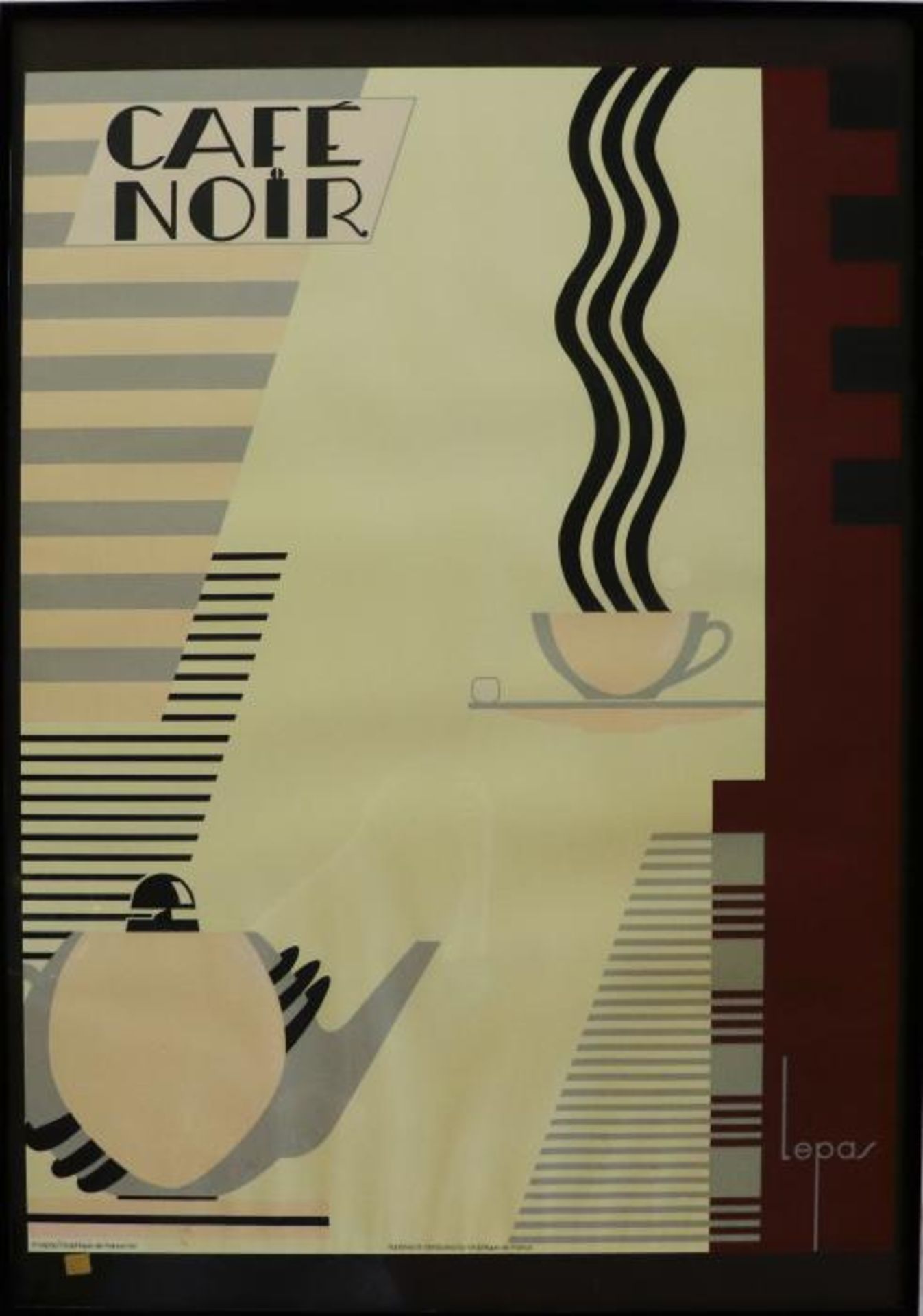 Graphique de France2 Farblithos., "Moka" u. "Café Noir", herausgegeben bei Lepas, Graphique de