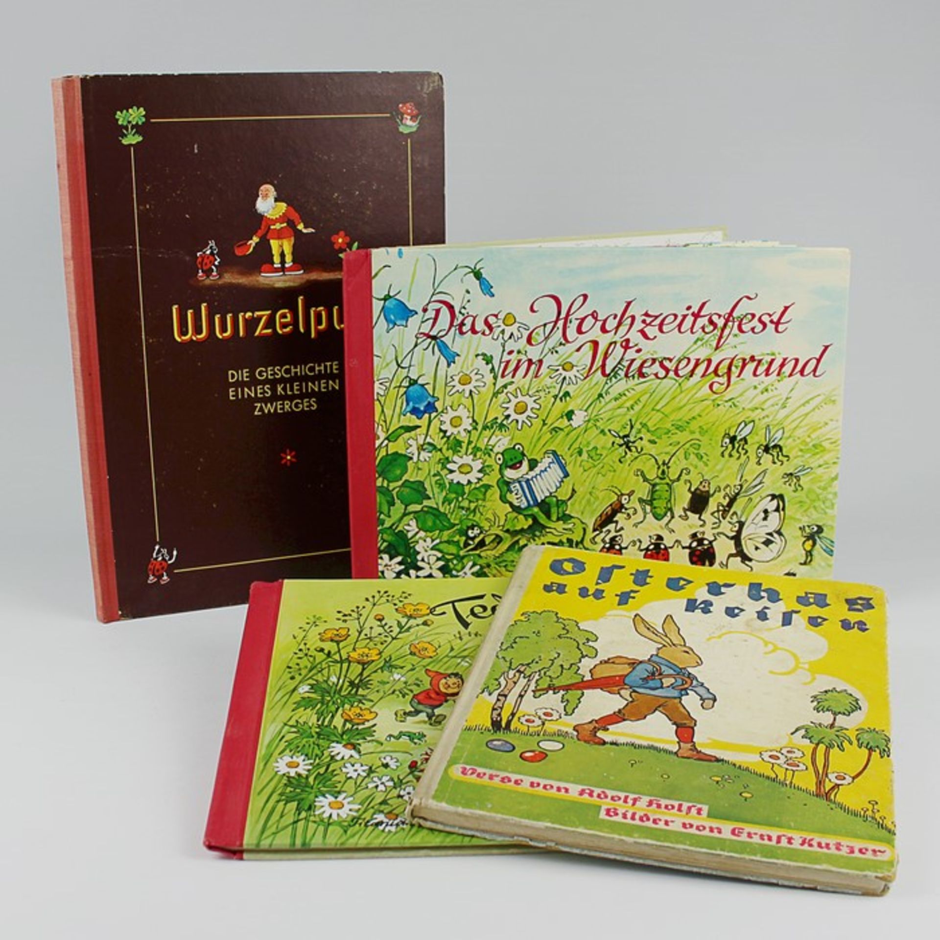 Kinderbücher - Konvolut4 St., Darnstädt, Helge/Baumgarten, Fritz: "Das Hochzeitsfest im
