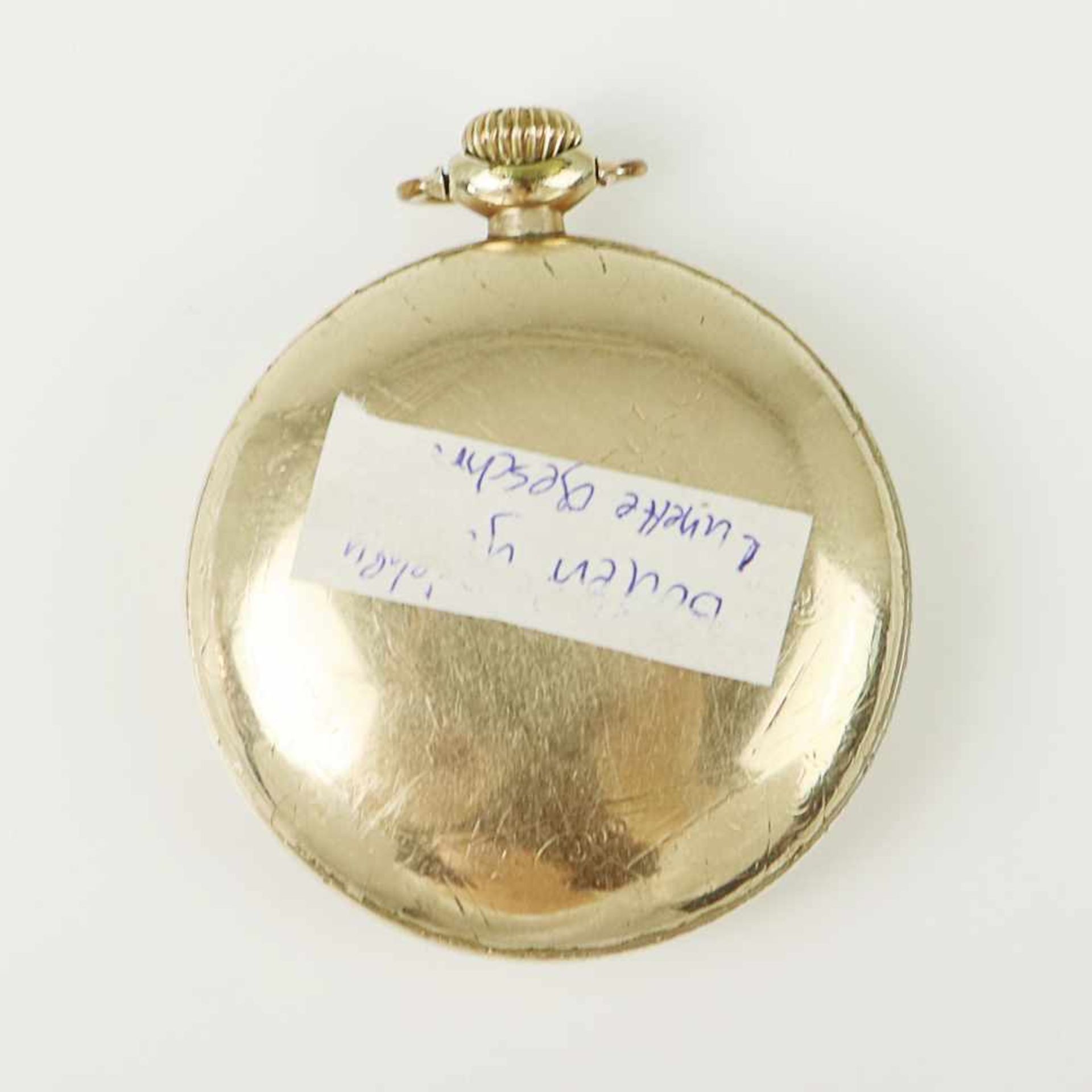 Herrentaschenuhr - Hamilton Watch CoLepine-Gehäuse, Dca.5,4cm, weißes Emailzifferblatt, arab. - Bild 2 aus 3