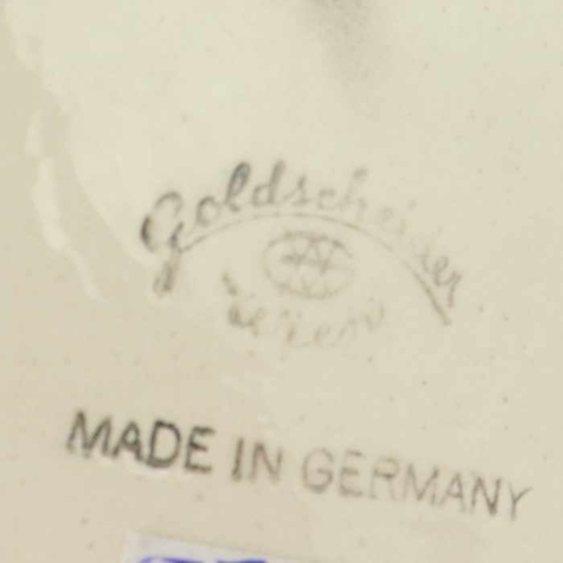 Goldscheider - KinderpaarStempelmarke, Goldscheider Wien, Made in Germany, Modellnr. 2367, Entw. - Image 3 of 12