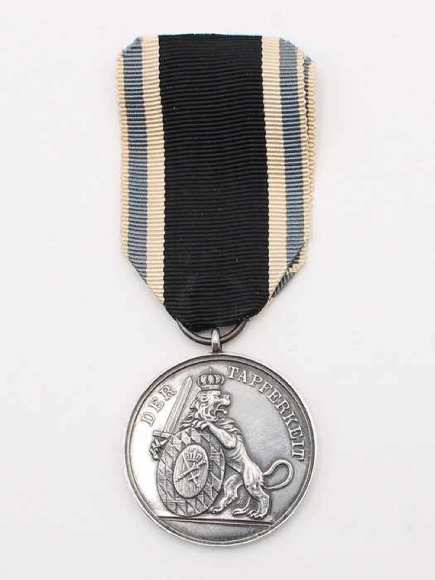 Abzeichen - SammleranfertigungSilberne Militär-Verdienst- /Tapferkeitsmedaille, Max Joseph I., 2. - Bild 3 aus 4