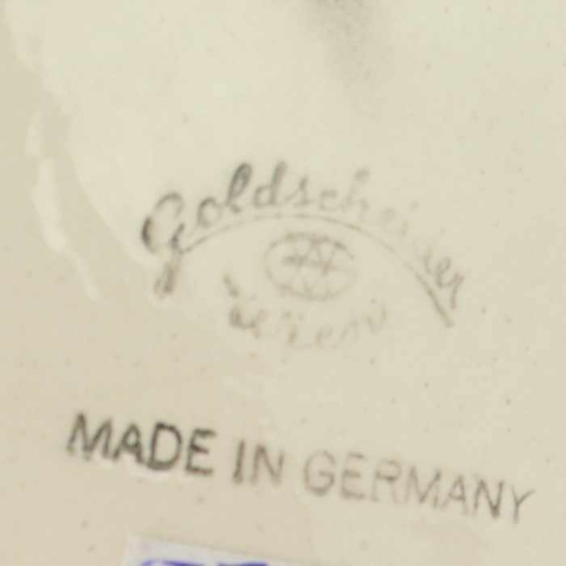 Goldscheider - KinderpaarStempelmarke, Goldscheider Wien, Made in Germany, Modellnr. 2367, Entw. - Image 4 of 12