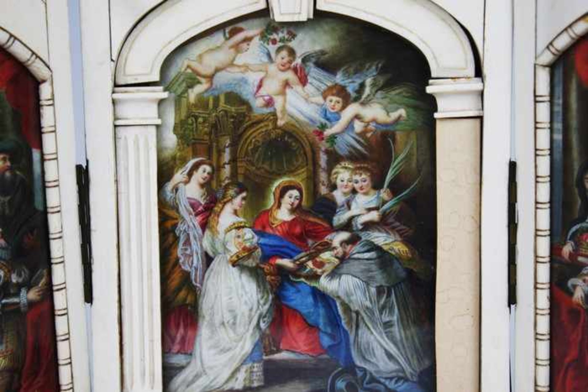 Tryptichonum 1900, Flügelaltar mit 3 Miniaturgemälden nach Peter Paul Rubens ( 1577-1640), Motiv : - Bild 3 aus 12