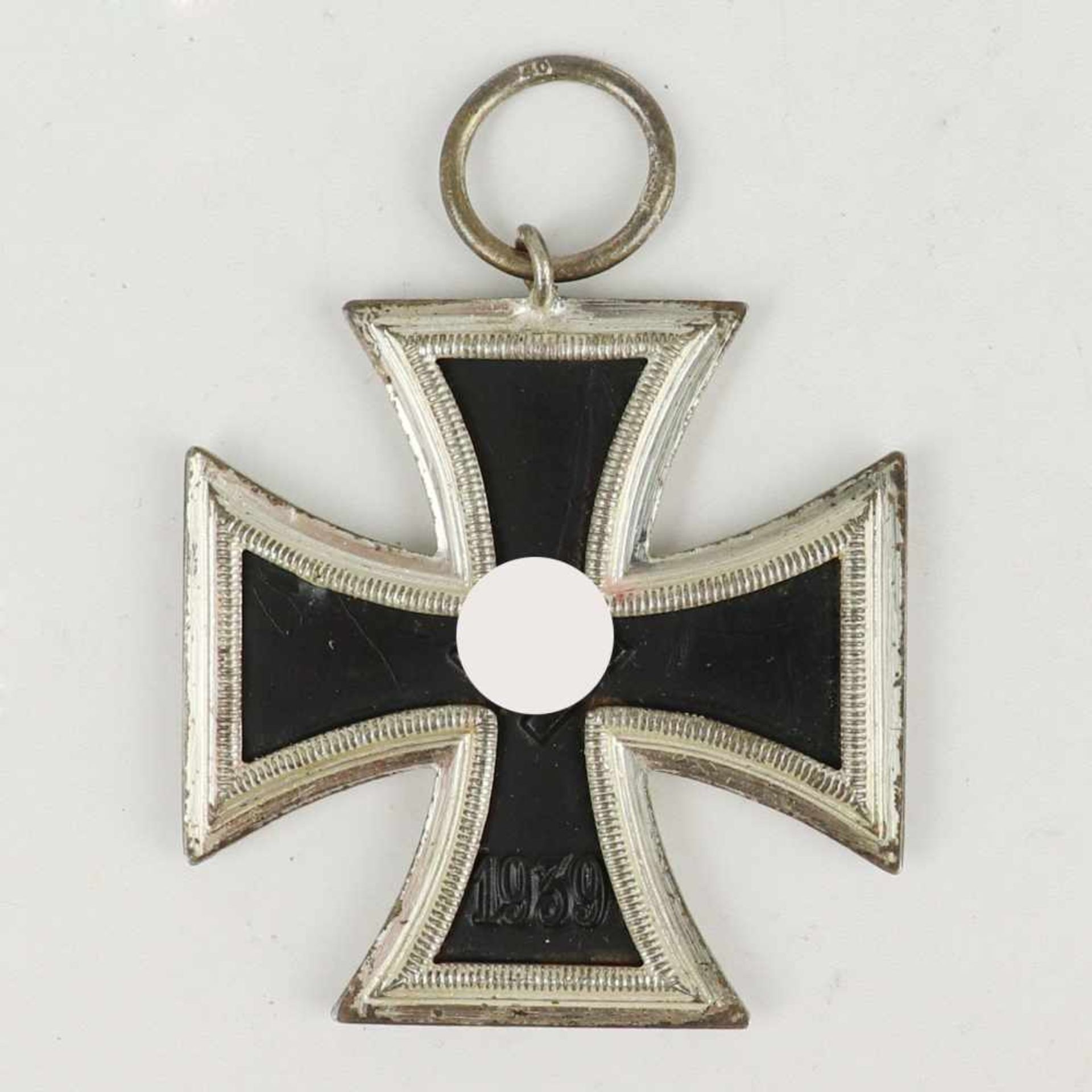 Abzeichen - 2.WKEisernes Kreuz 2. Klasse, m. Swastika, 1813/1939, getragen