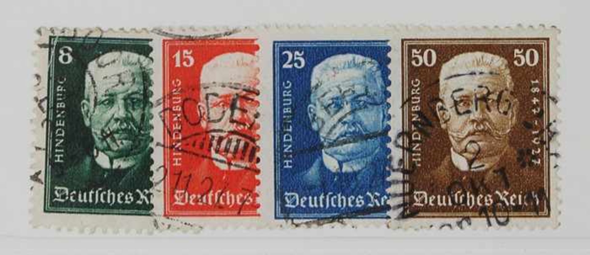 Briefmarken - Dt.ReichNr. 403/06 (4x postfrisch), 504/43 (3x gestempelt), postfrisch/gestempelt (