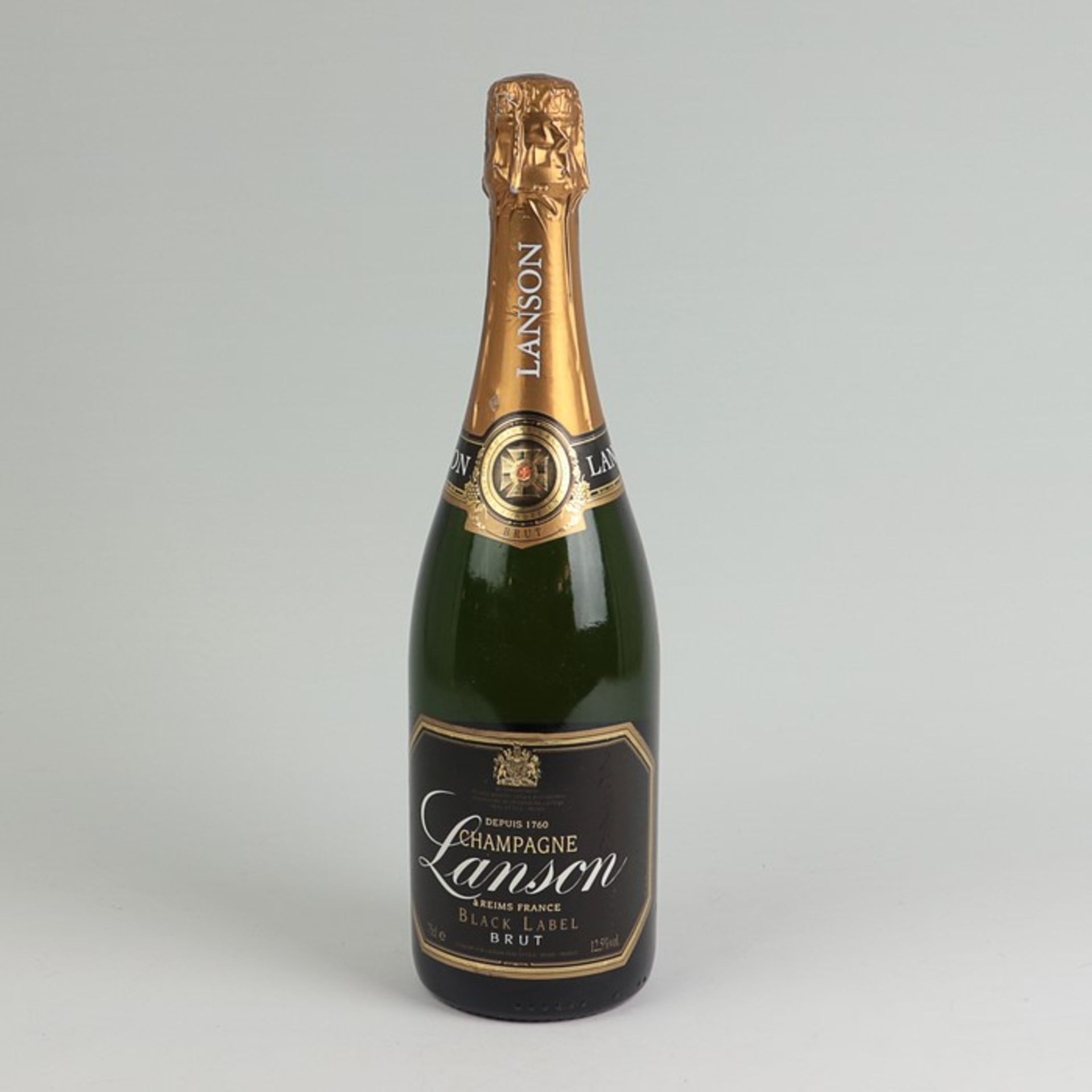 Champagner - Lanson1 Fl., Frankreich, Reims, Black Label, Brut, 75 cl, 12,5 %- - -20.00 % buyer's