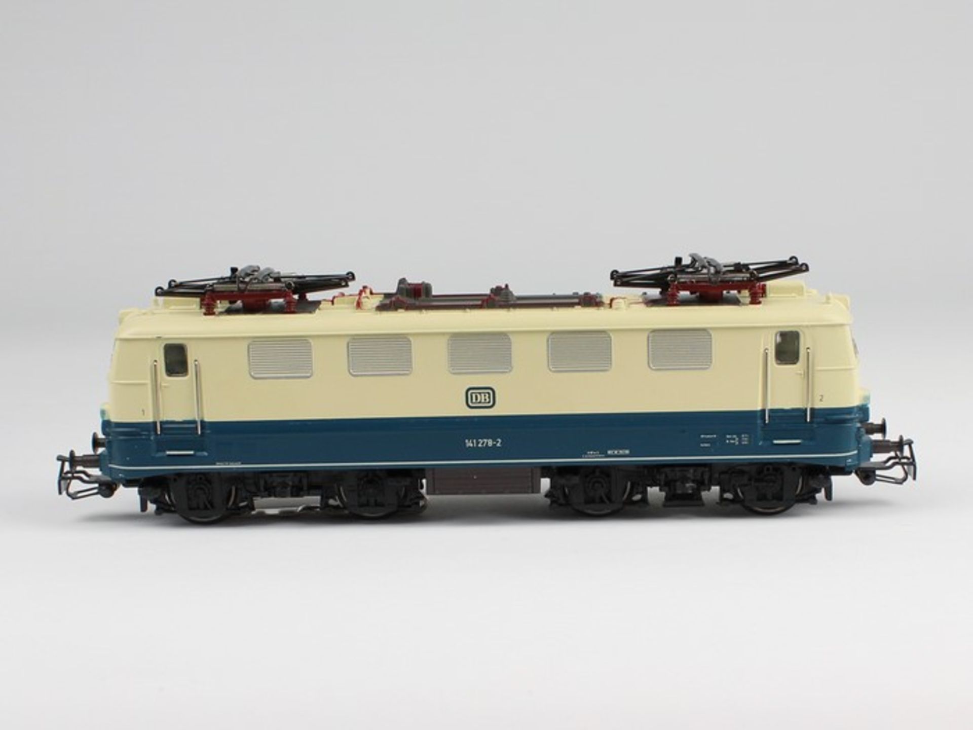 Märklin - EisenbahnH0, HOBBY 3034, BR 141 278-2, beige-blaue Elektrolokomotive, min. Alterssp., - Image 2 of 2