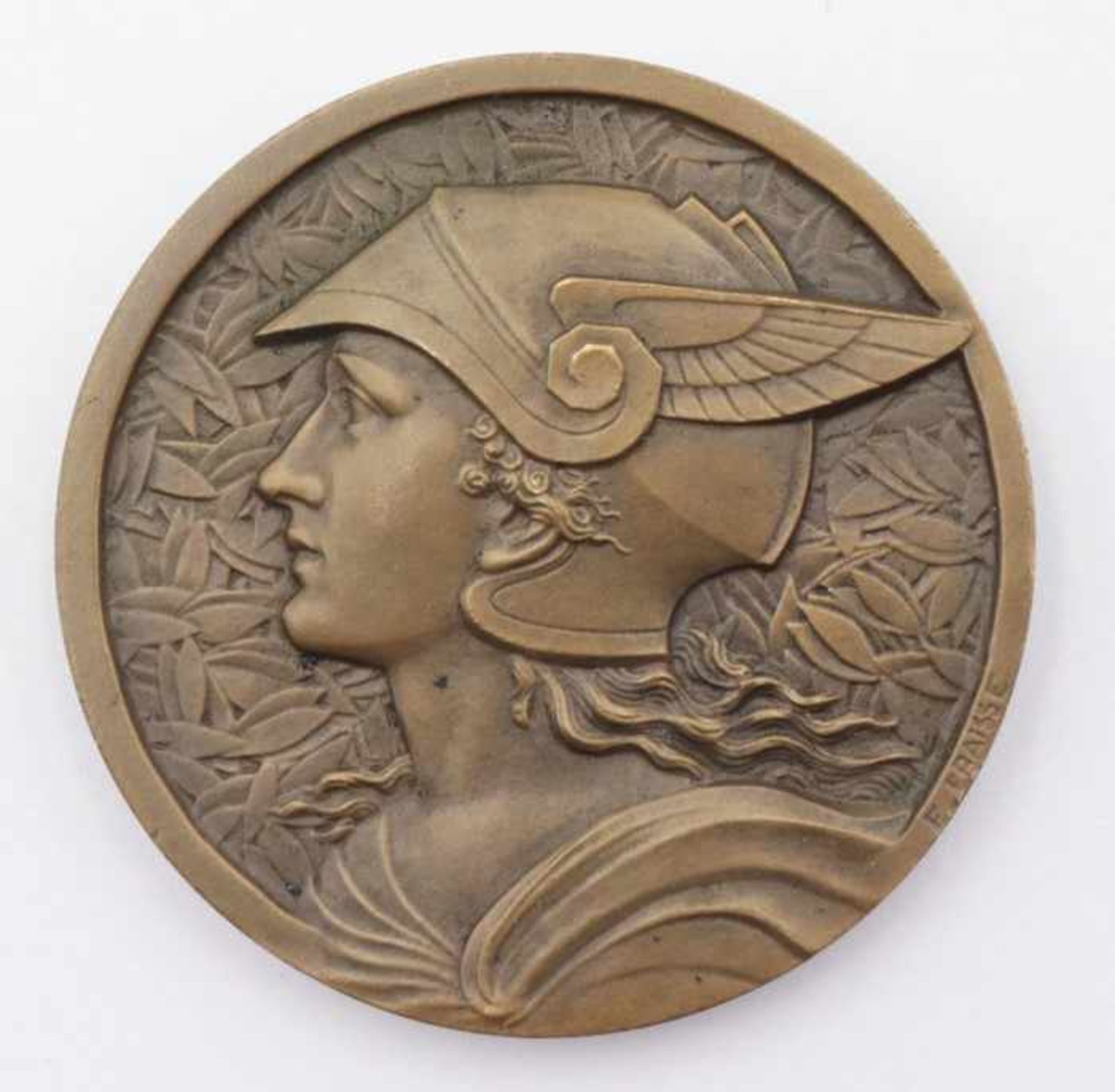 Medaille FrankreichHermes, rs. Siegeskranz, Metall, o.J., G 68 g, D 5 cm, vz- - -20.00 % buyer's