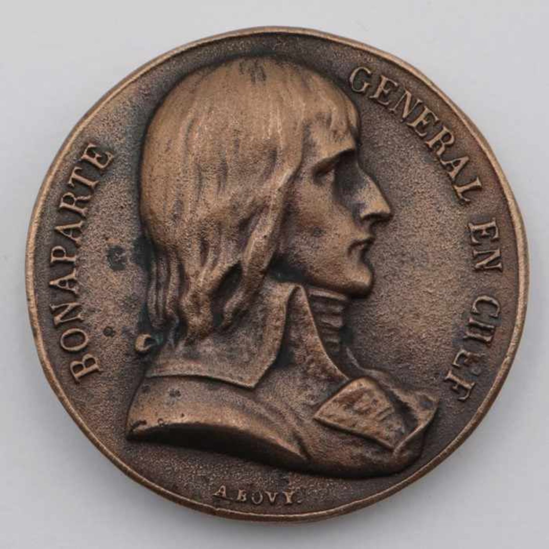 Medaille FrankreichBonaparte General en Chef, Bronze, D 4 cm- - -20.00 % buyer's premium on the