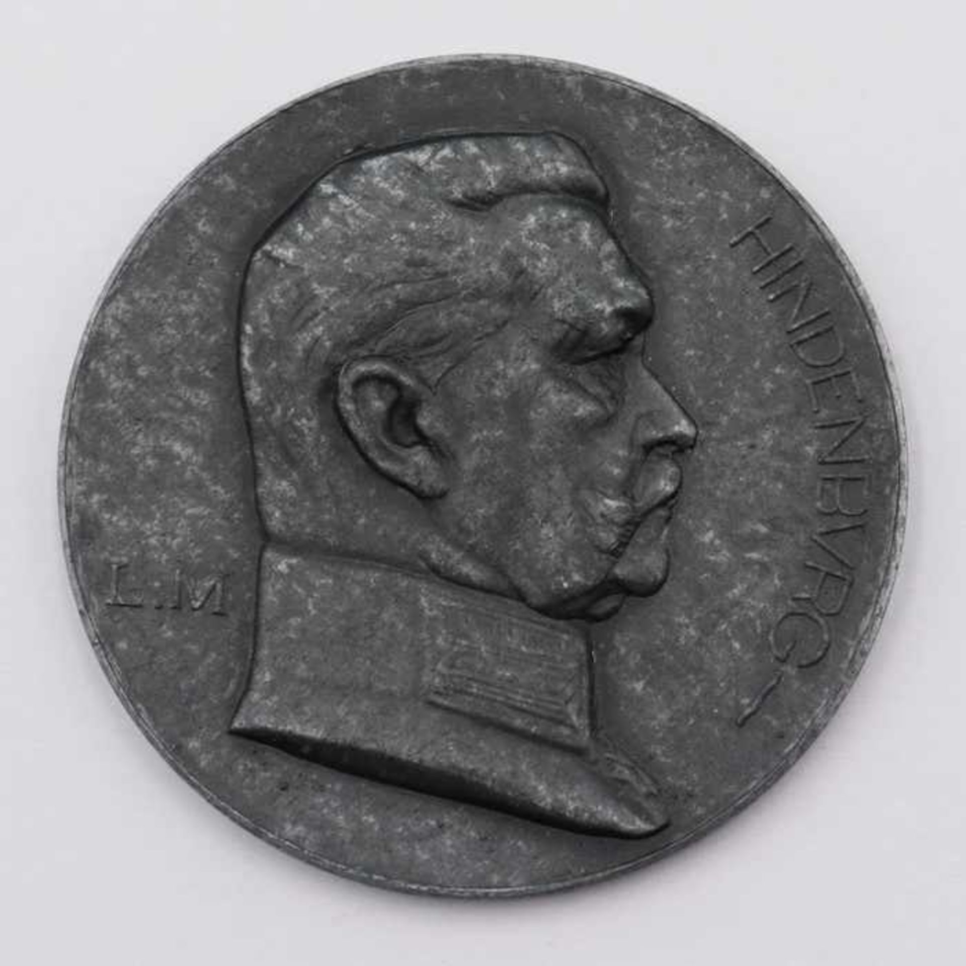 Medaille HindenburgL.M., rs. 2 Oktober 1927, Schützenmedaille, G 34g, D 5 cm, vz- - -20.00 % buyer's