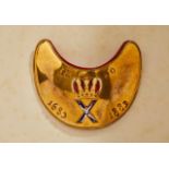 Militaria Ausland - Rußland : Officer's Gorget for a Member of the Preobrajenski Regiment of