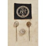 Deutsches Reich 1933 - 1945 - HJ - Hitlerjugend : Reichs Youth Sports Embroidered Badge.