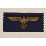 Deutsches Reich 1933 - 1945 - Kriegsmarine - Allgemein : Navy Enlisted Breast Eagle.Unsewn Navy