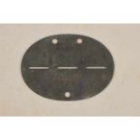 Deutsches Reich 1933 - 1945 - Heer : Signal Battalion 7 Identification Tag.ID tag shows light wear/