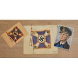 Deutsches Reich 1933 - 1945 - Kriegsmarine - Allgemein : Navy Unit Standard Images.Lot consists of