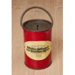 Deutsches Reich 1933 - 1945 - Allgemein : Winter Help Donation Can.Winter help can comes complete