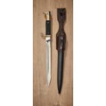 Deutsches Reich 1933 - 1945 - Heer - Edged Weapons : Army Dress Bayonet.Maker marked EICKHORN,