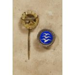 Deutsches Reich 1933 - 1945 - HJ - Hitlerjugend : Miniature Model Flight Badge Achievement Award