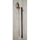 Militaria Deutschland - Bayern : Bavarian Officer's Sword.Marked on upper part of sword: