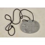 Deutsches Reich 1933 - 1945 - Heer : Identification Disc.Identification disc (Dog tag) for a soldier