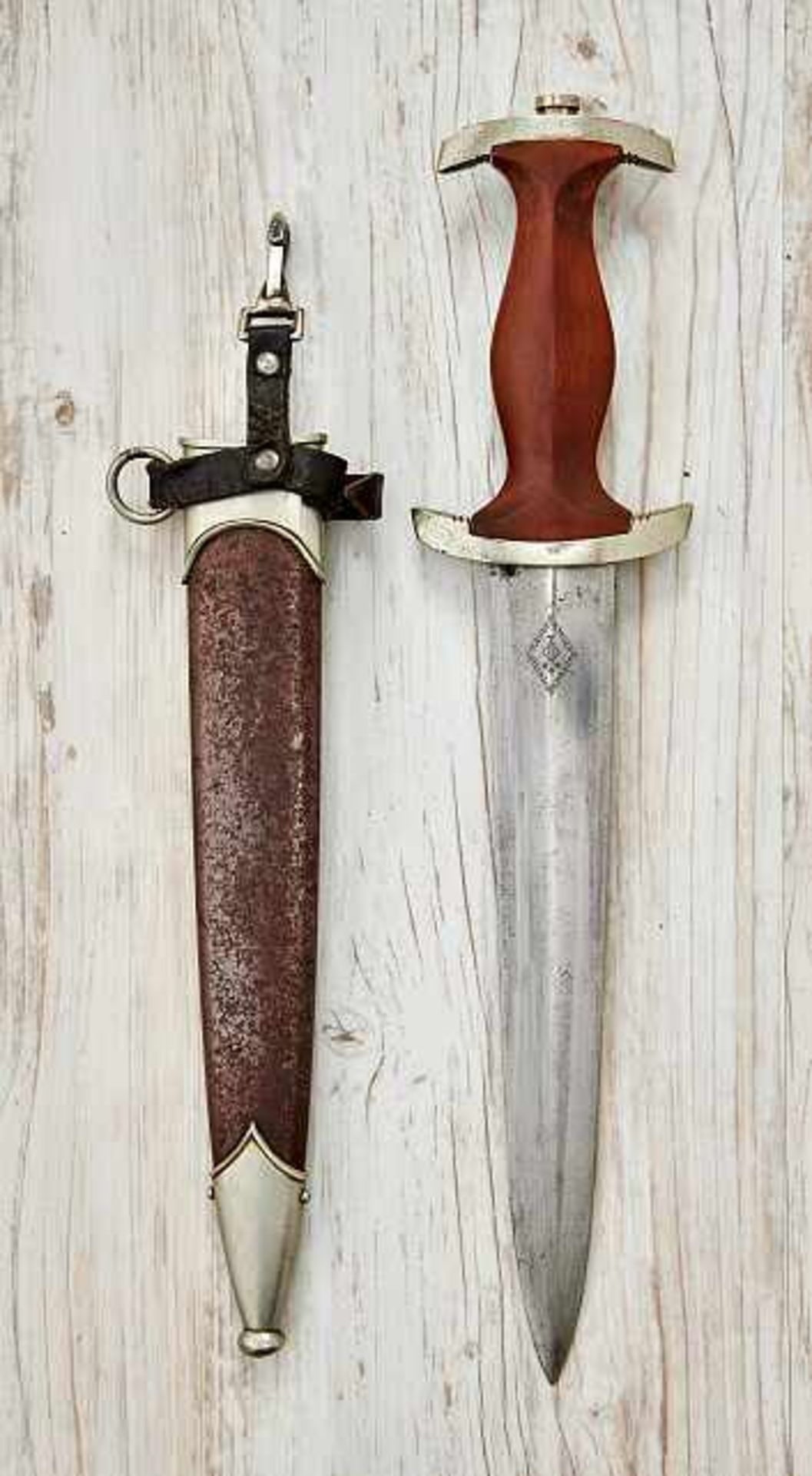 Deutsches Reich 1933 - 1945 - Sturmabteilung-SA : Early SA Dagger.Maker marked on ricasso to - Bild 2 aus 2