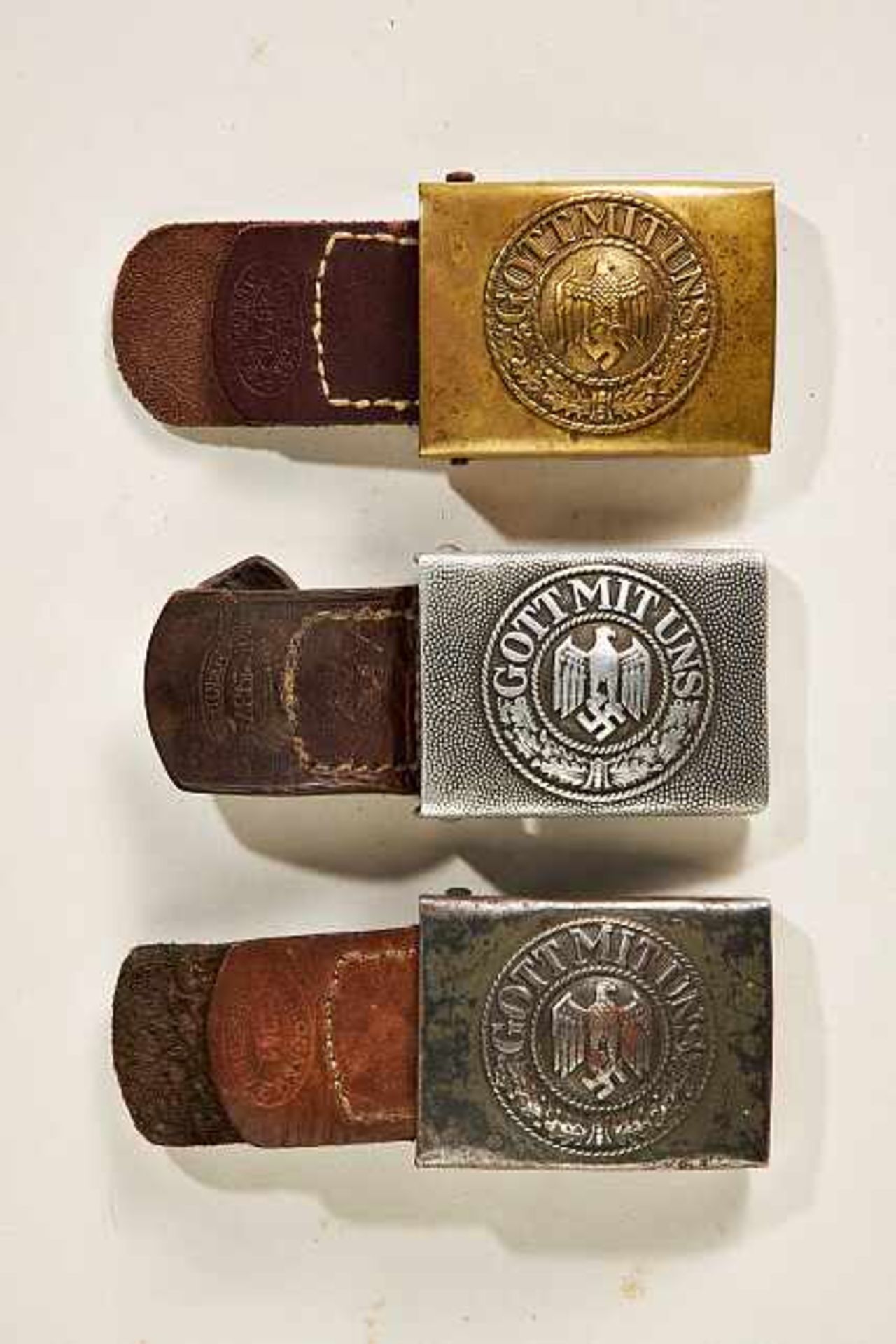 Deutsches Reich 1933 - 1945 - Heer : Army Belt Buckle.Belt buckle shows light wear/age and comes