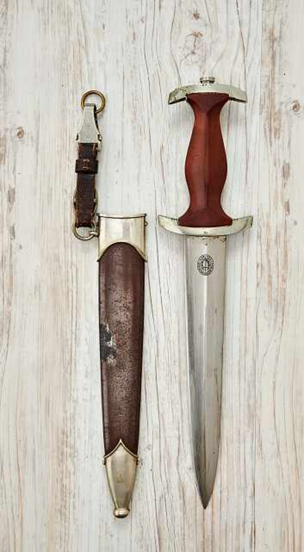 Deutsches Reich 1933 - 1945 - Sturmabteilung-SA : Early SA Dagger.Maker marked on ricasso for PAUL - Bild 2 aus 2