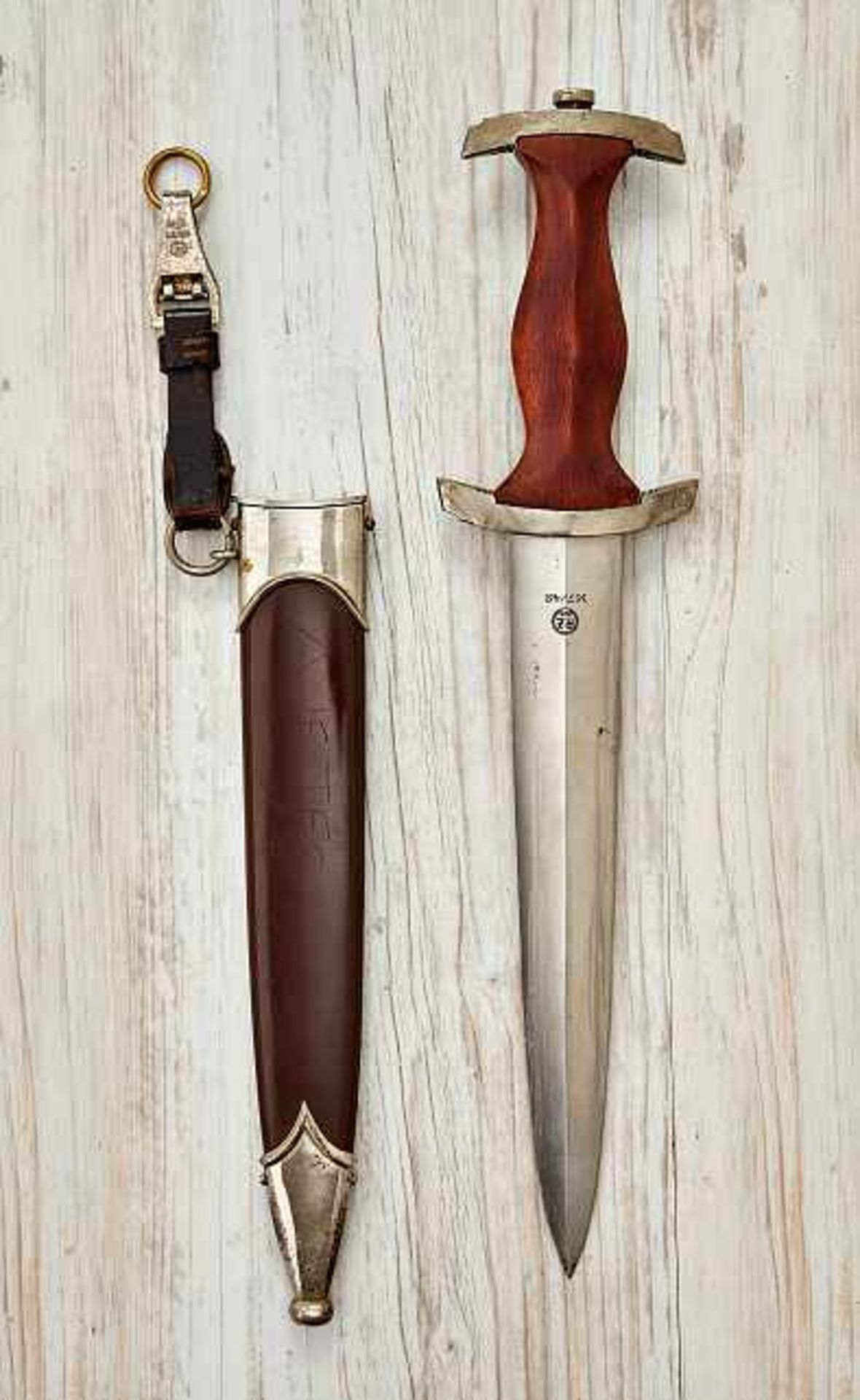 Deutsches Reich 1933 - 1945 - Sturmabteilung-SA : RZM Pattern SA Dagger.Ricasso is maker marked