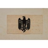 Deutsches Reich 1933 - 1945 - Heer - Uniformen : Army Volunteer Armband.Armband shows light wear/age