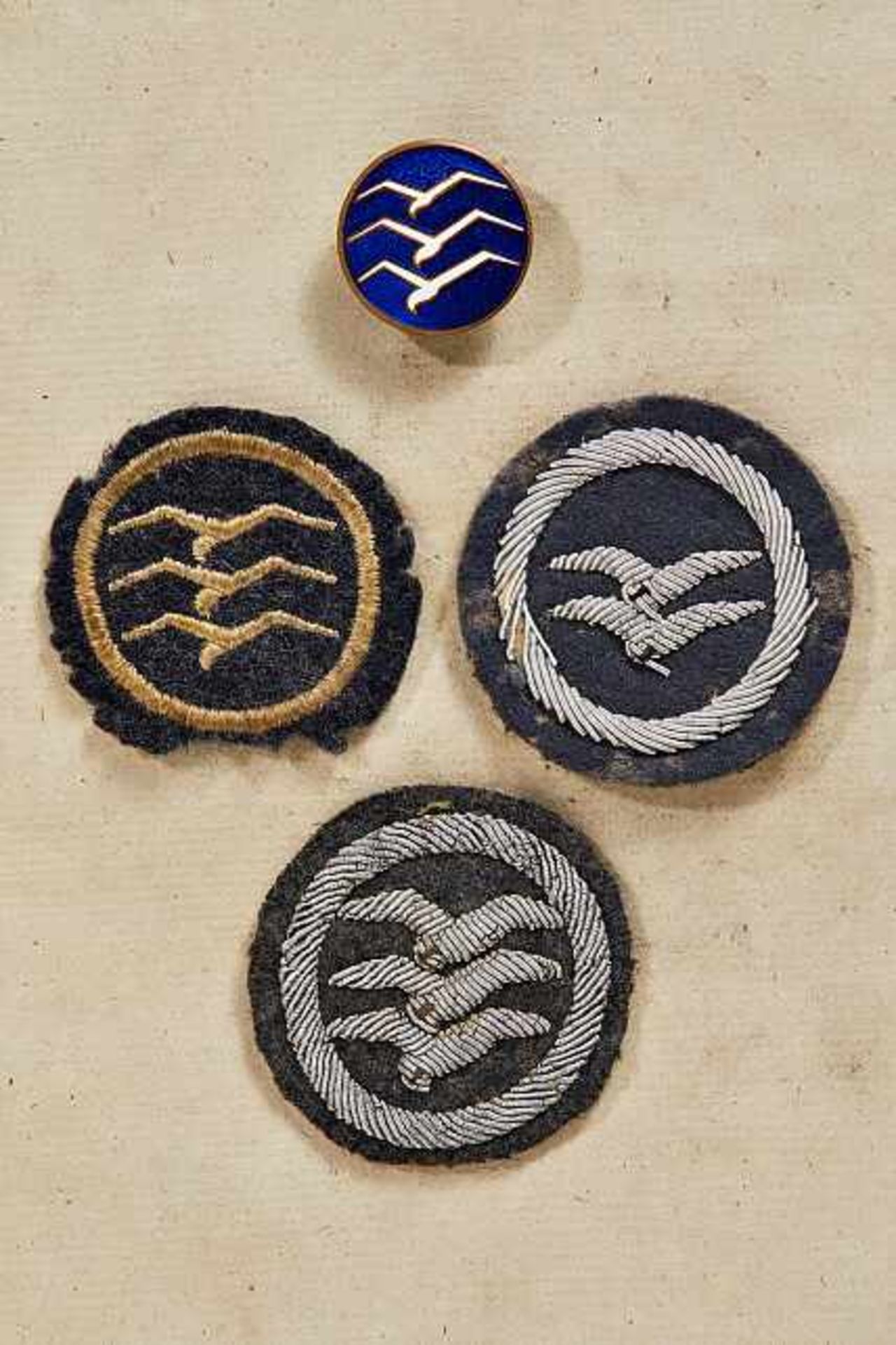 Deutsches Reich 1933 - 1945 - HJ - Hitlerjugend : HJ Cloth Glider's Qualification Badge.Zustand/