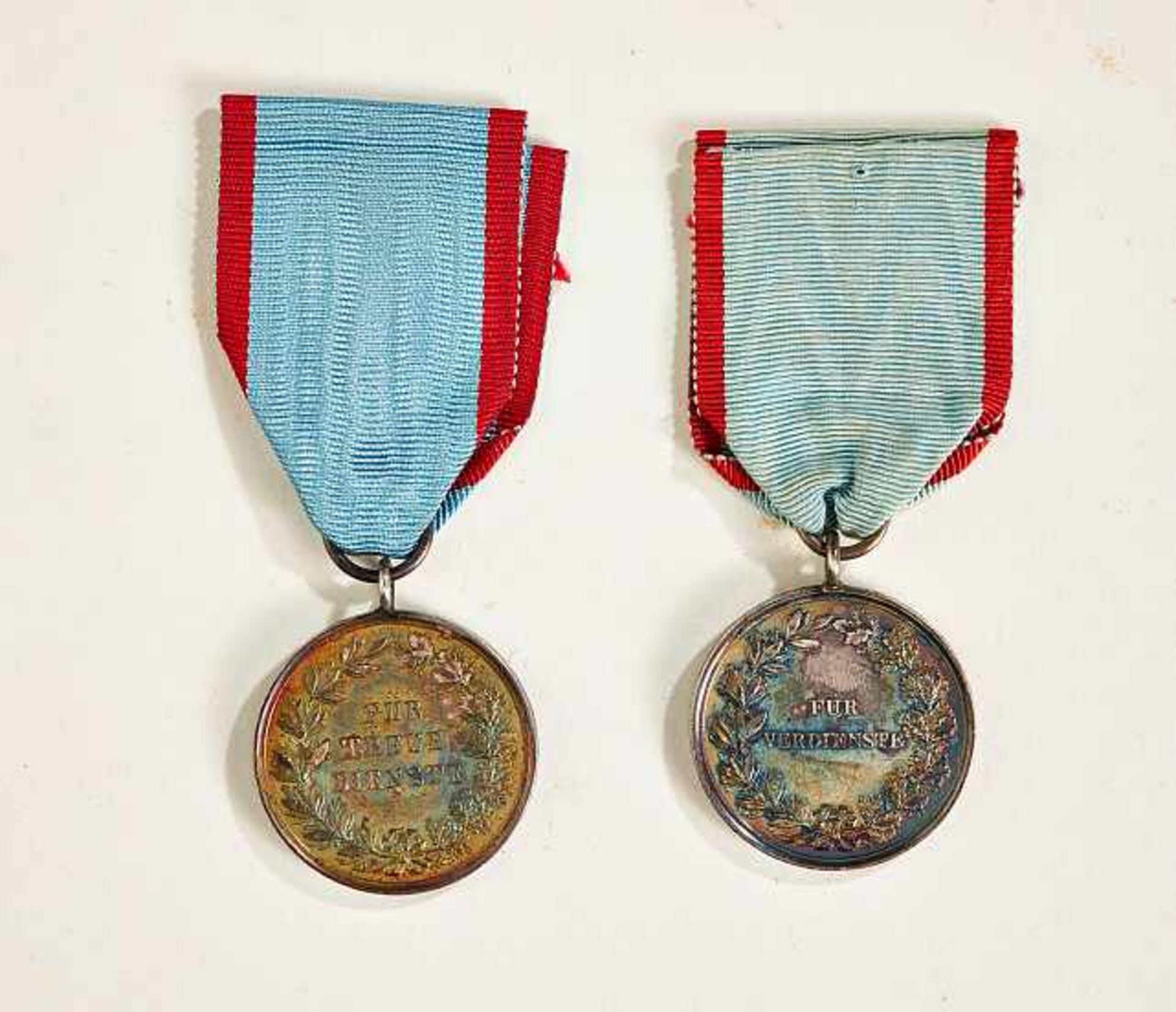 Orden & Ehrenzeichen Deutschland - Hessen-Darmstadt : Hessen Darmstadt Service Medal (Ludwig III). - Bild 2 aus 2
