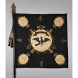 Militaria Deutschland - Preussen : Veteran's Associations Flag.Flag features heavy bullion