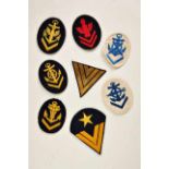 Deutsches Reich 1933 - 1945 - Kriegsmarine - Allgemein : Navy Enlisted Sleeve Rating Badge Lot.Lot