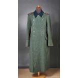 Deutsches Reich 1933 - 1945 - Heer - Uniformen : Artillery NCO Overcoat.Overcoat shows light wear/