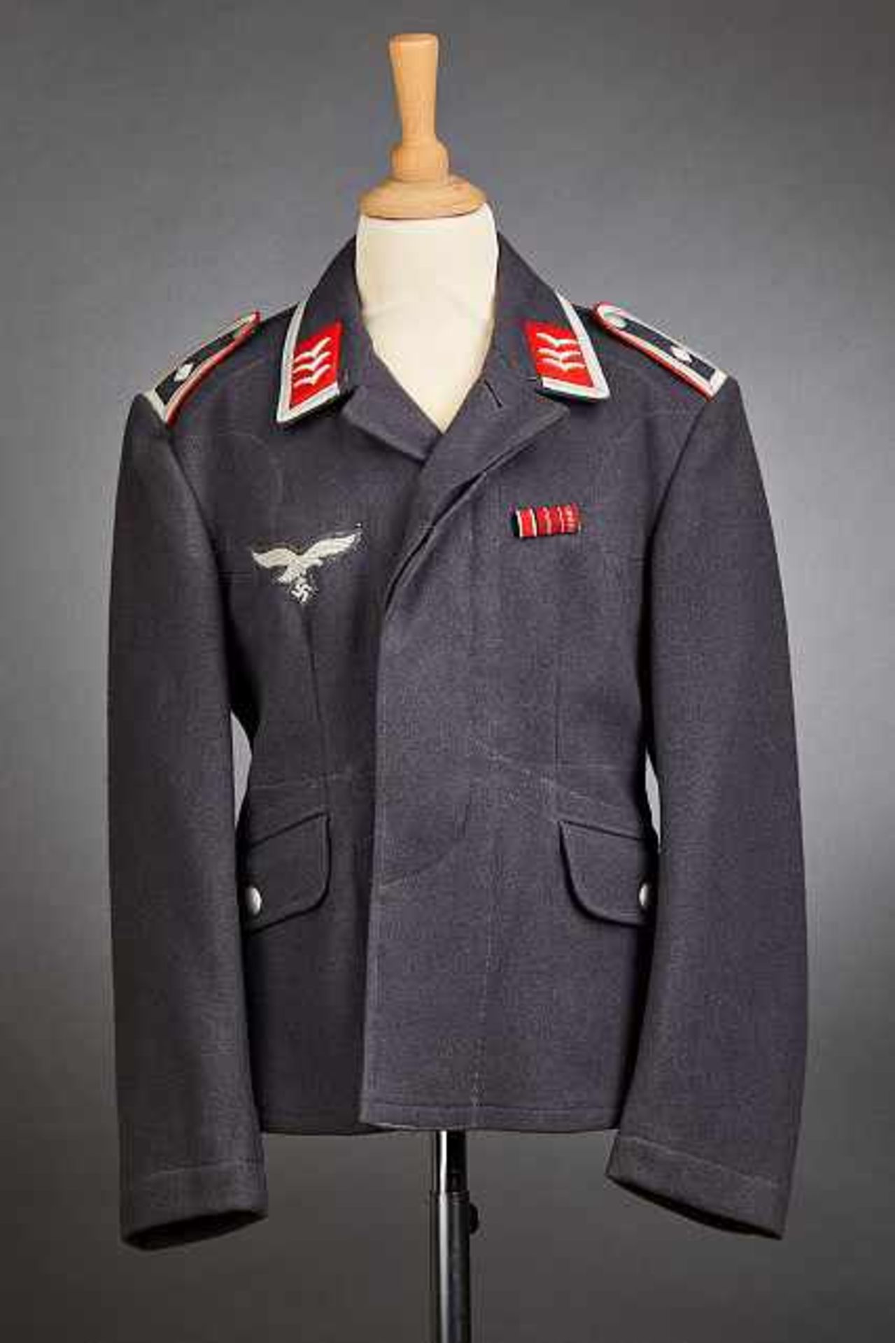 Deutsches Reich 1933 - 1945 - Luftwaffe - Uniformen : Luftwaffe FLAK Flying Blouse.Marked to